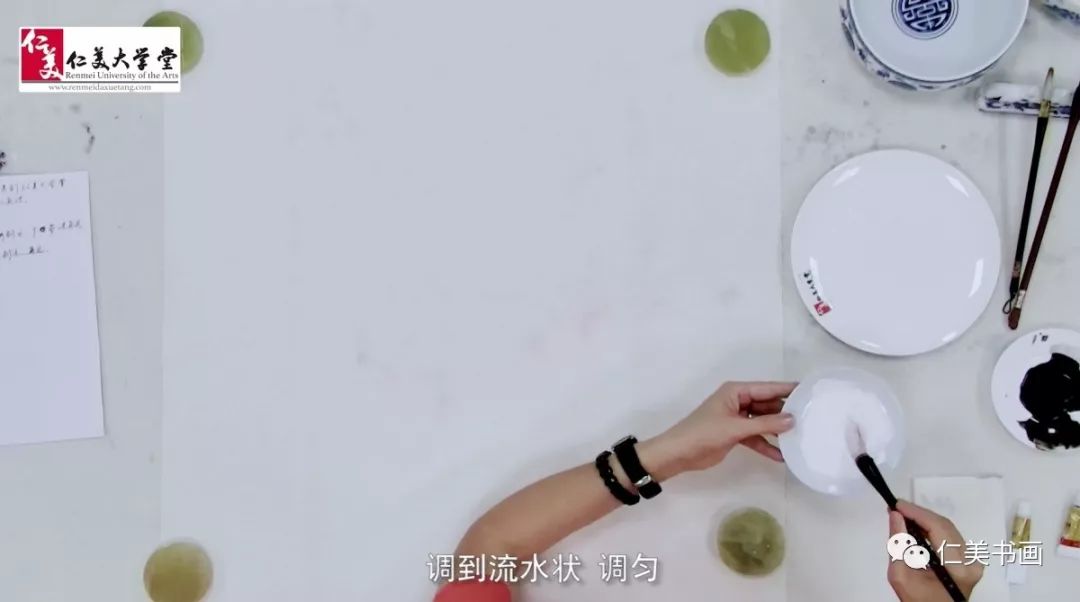 王雪涛牡丹画法教学书,王雪涛四尺写意横幅牡丹画