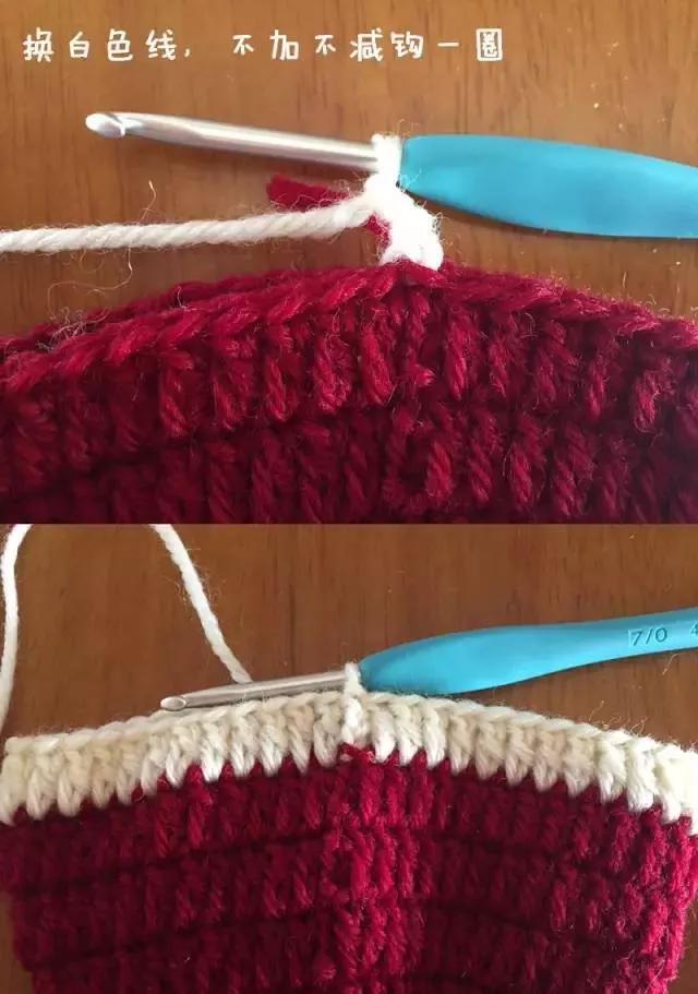 给宝宝钩帽子新年大红色,给宝宝钩太阳帽子