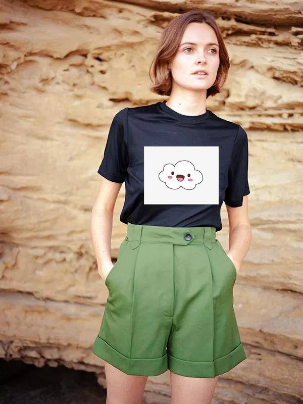 西装短裤的穿搭夏季,西装洋气短裤