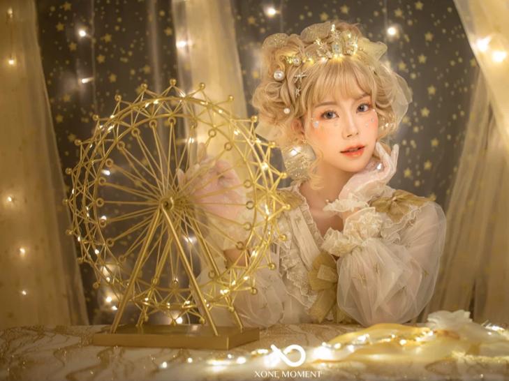 优雅lolita系妆容,复古英伦风lolita妆容