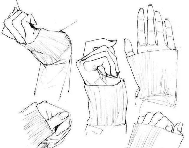 动漫人物手怎么画,画动漫人物手的画法