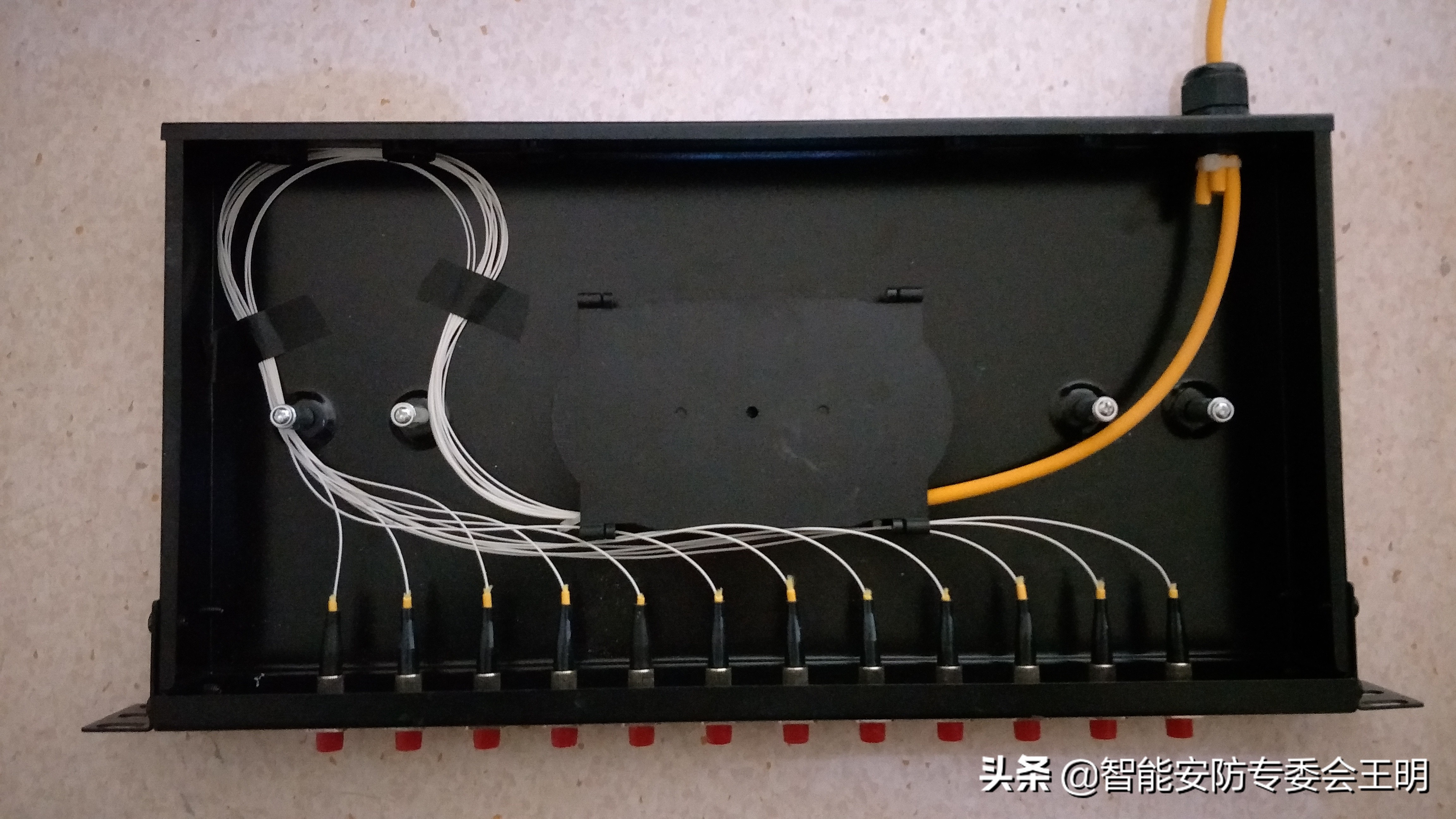 新型光纤熔接施工案例,风电场光纤熔接图纸