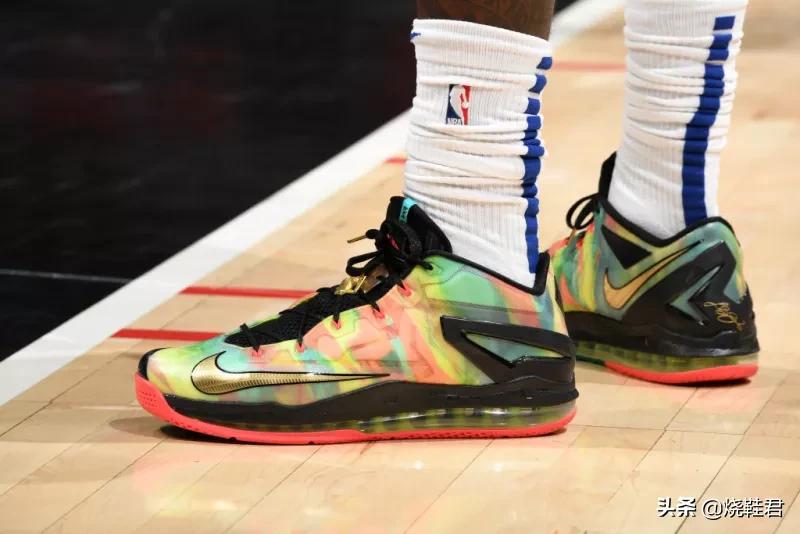 开拓者格兰特上脚,球星上脚球鞋aj36日落