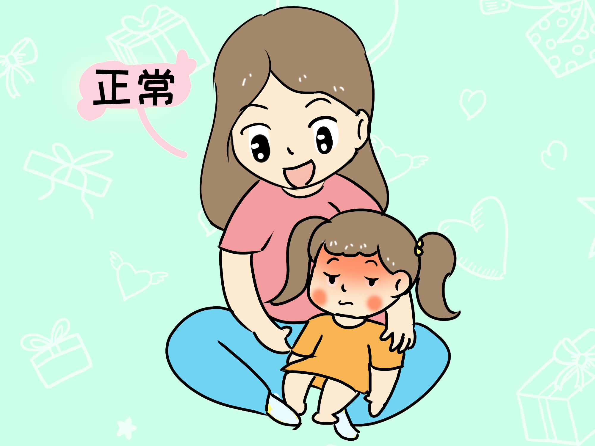 女儿出现夹脚是怎么回事,女儿出现夹脚现象
