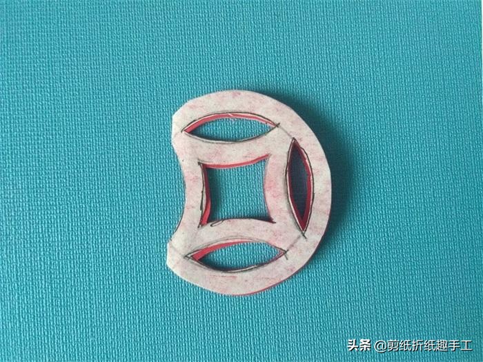 剪纸铜钱教程简单又漂亮,古钱剪纸教程视频