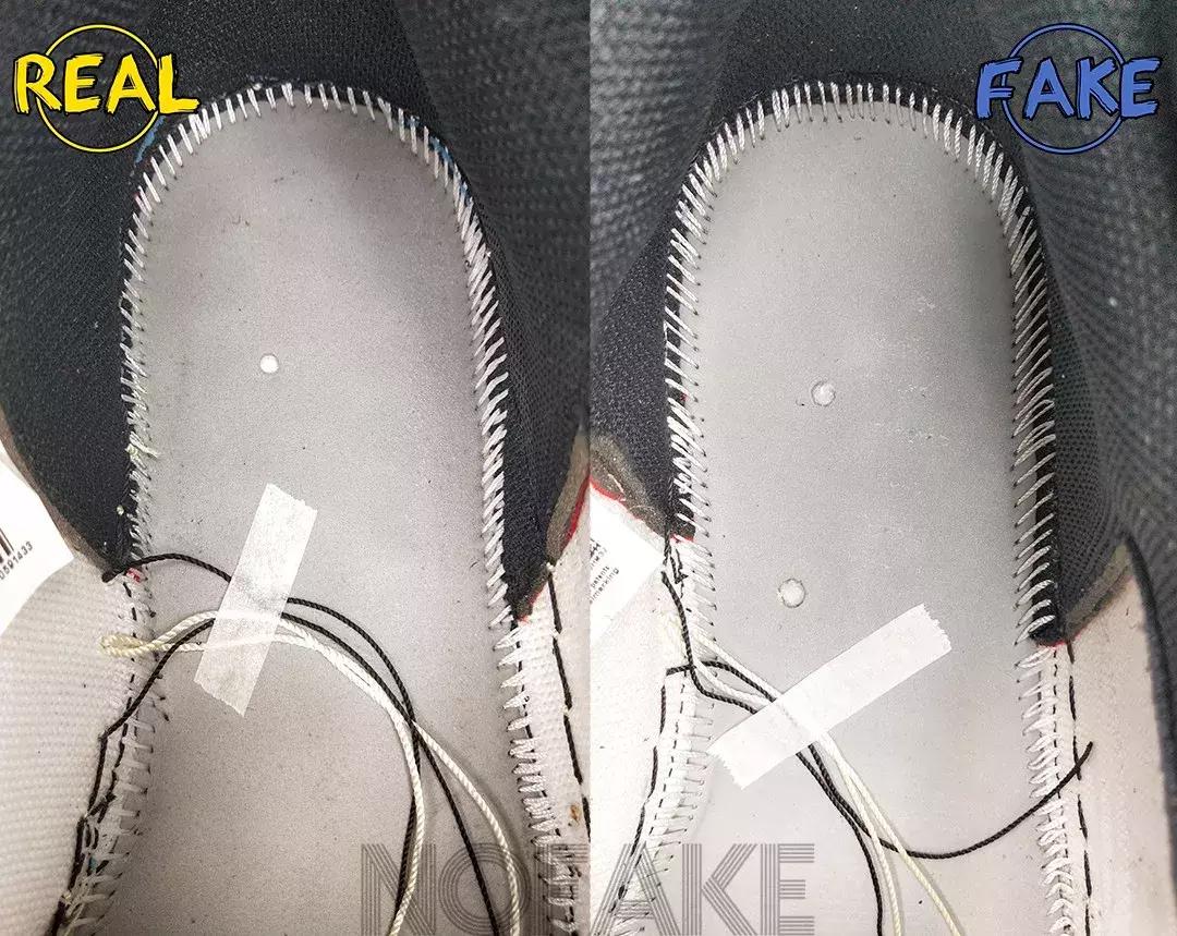 aj1倒钩真假对比鞋垫,aj1倒钩真假对比照