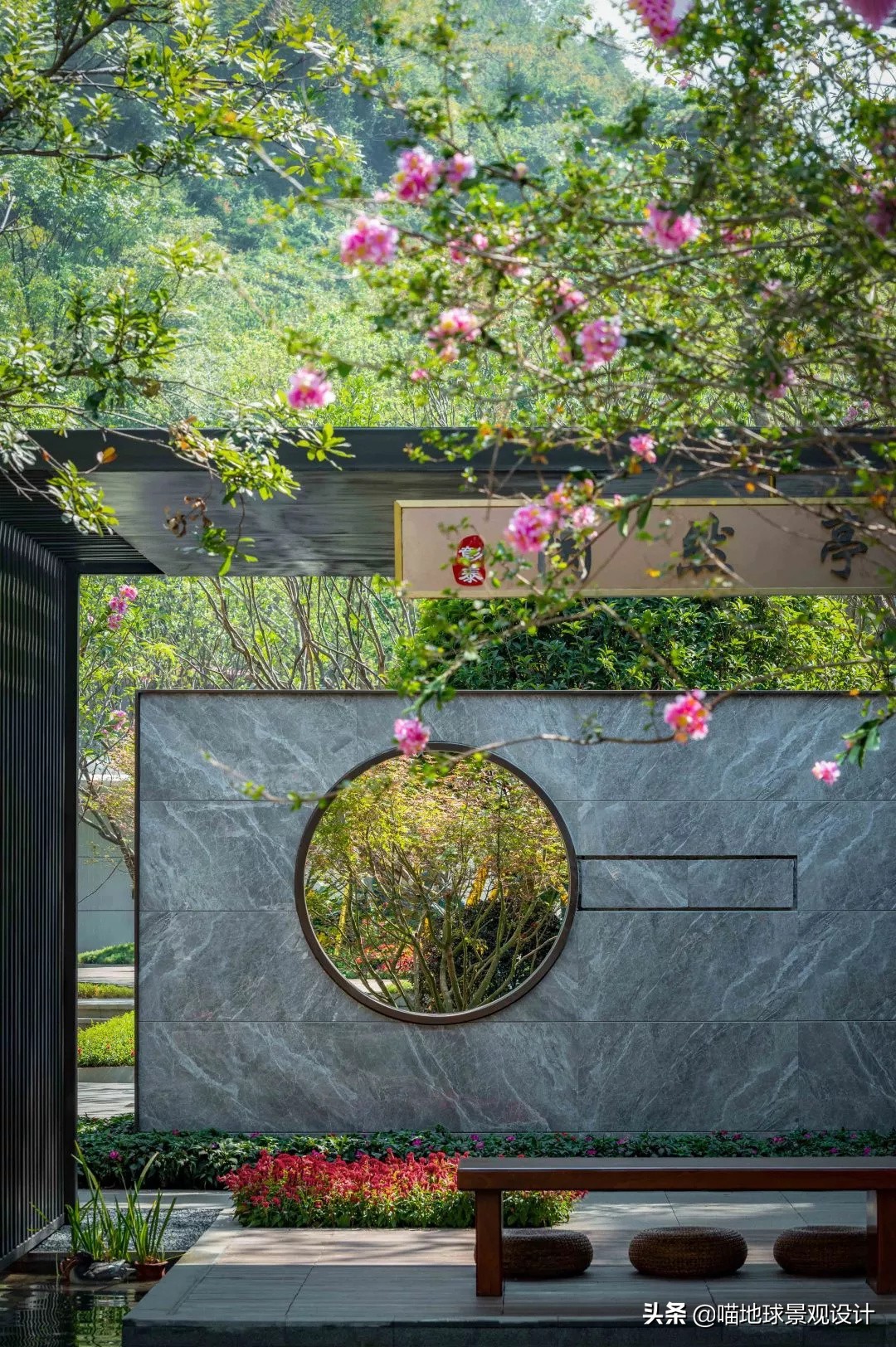 十个绝美别墅庭院墙设计,别墅边户庭院景观设计效果图