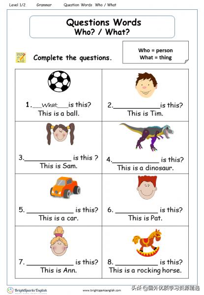 疑问句开头what与how的用法区别,疑问代词who和what的区别