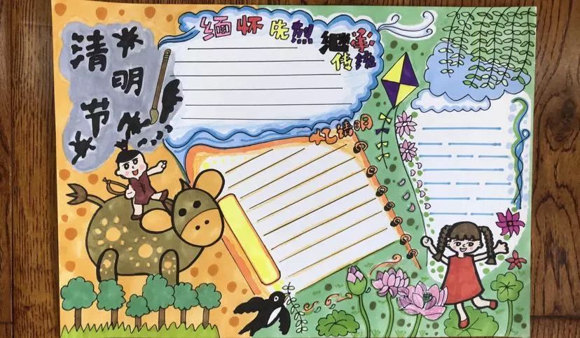 清明节诗词手抄报文字内容,关于清明节的古诗词大全四年级