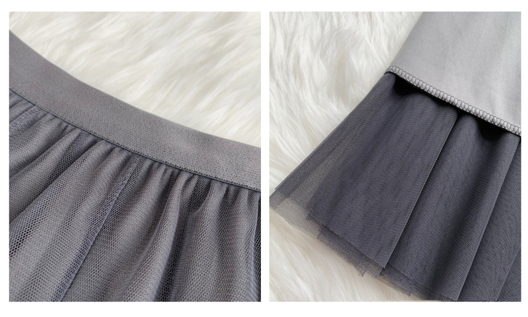 适合秋冬穿的纱裙,纱裙选几层纱好