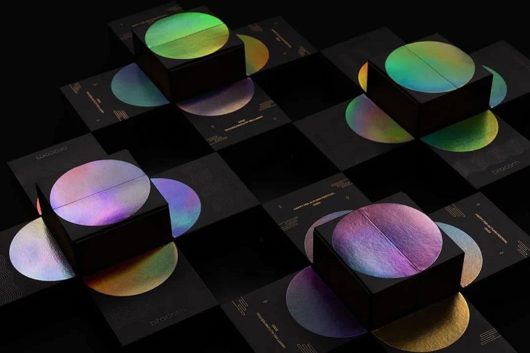 创意插画月饼礼盒长条形,创意满满的中秋节月饼包装设计