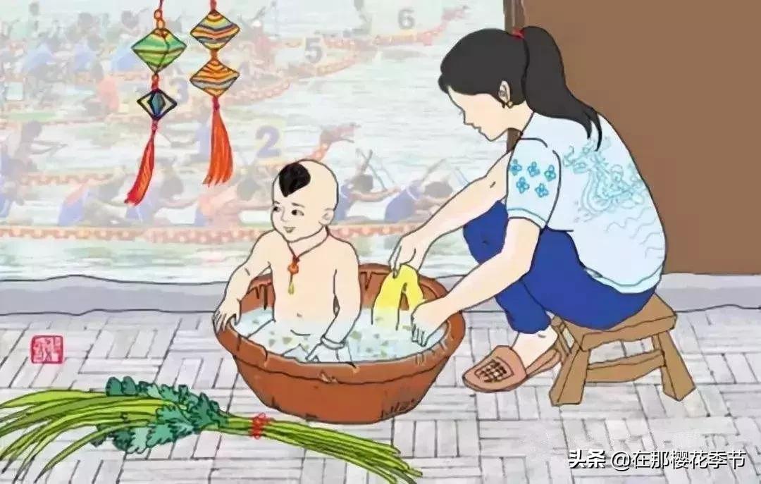 一位客家妈妈用艾草煮水给儿子洗澡，结果万万没想到...