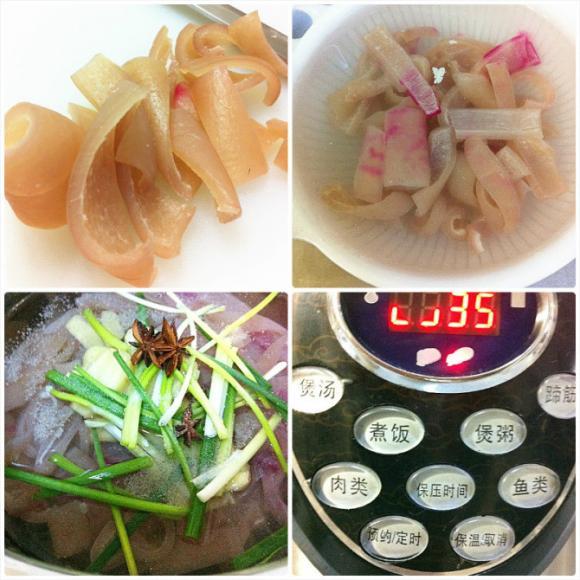 自制皮冻满满的胶原蛋白,自制清冻胶原蛋白