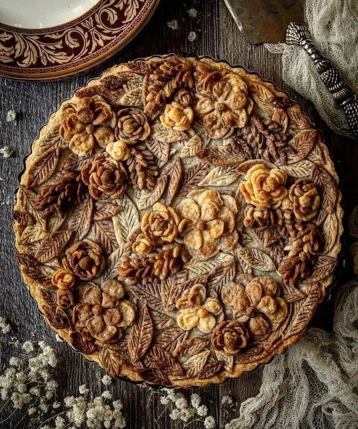 中式创意高颜值糕点,好看的艺术糕点