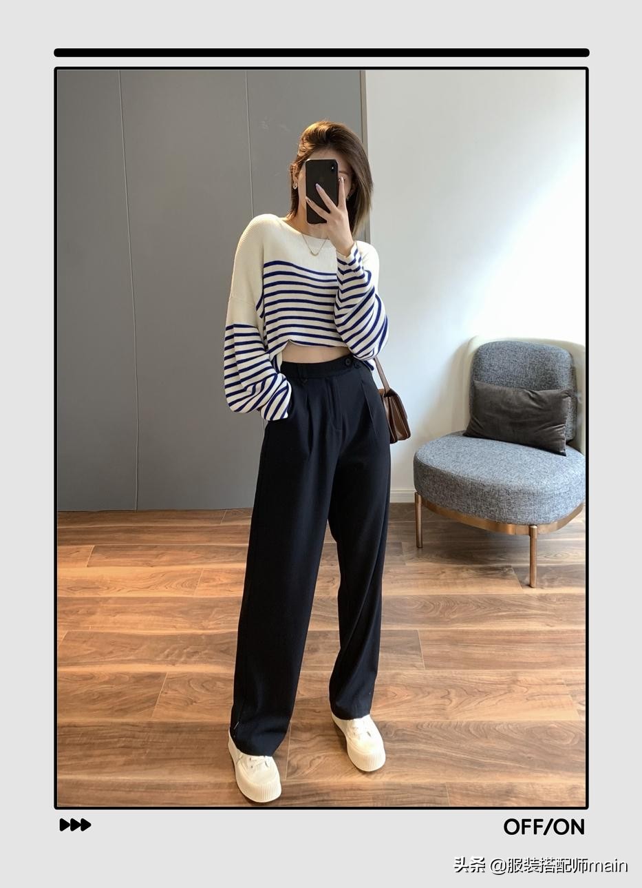 小黑裤过时秋天流行裤子时髦显高 (秋天小黑裤怎么穿才能时髦不撞衫)