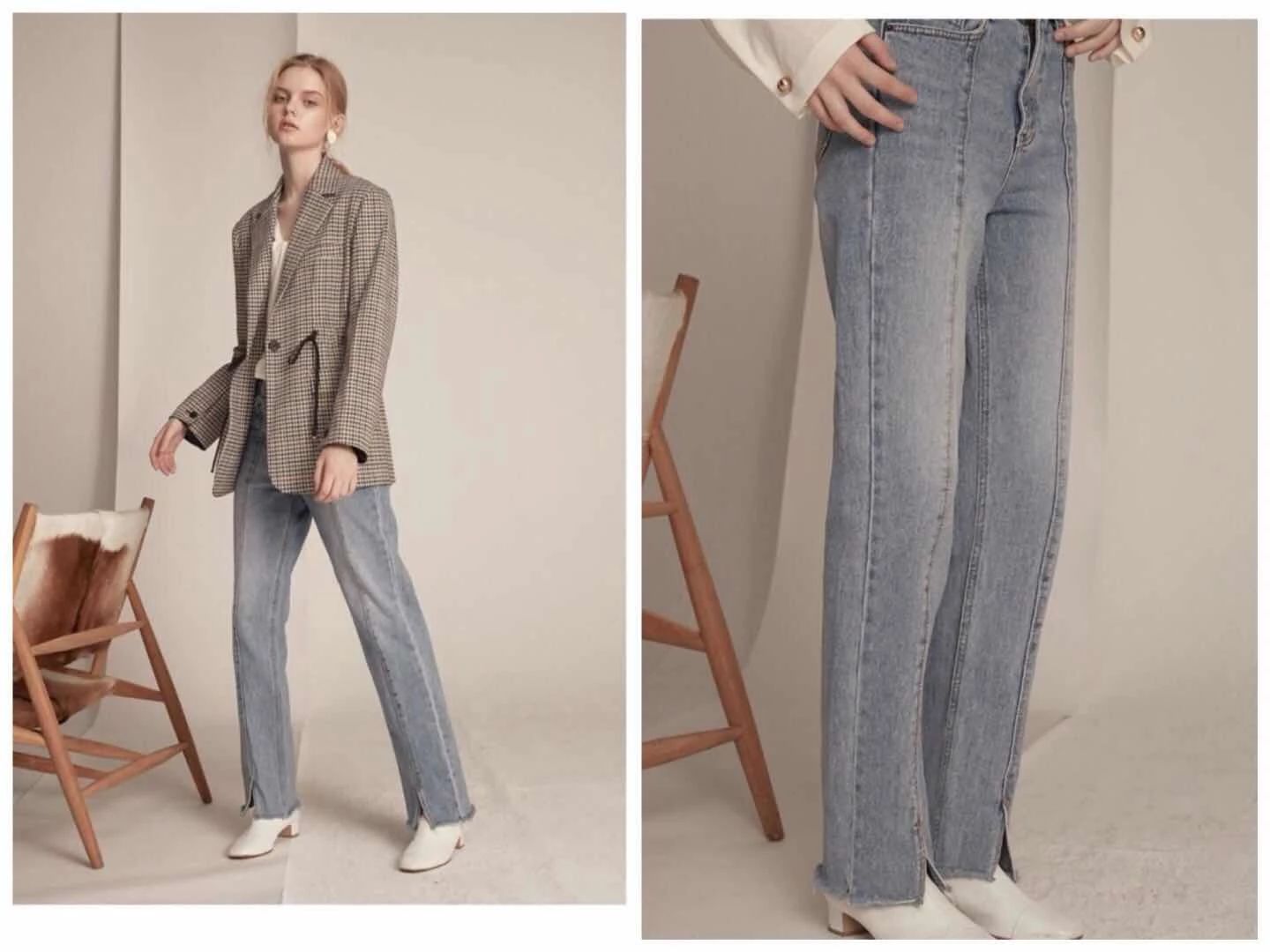 这三条牛仔裤，冬天快来耍宝