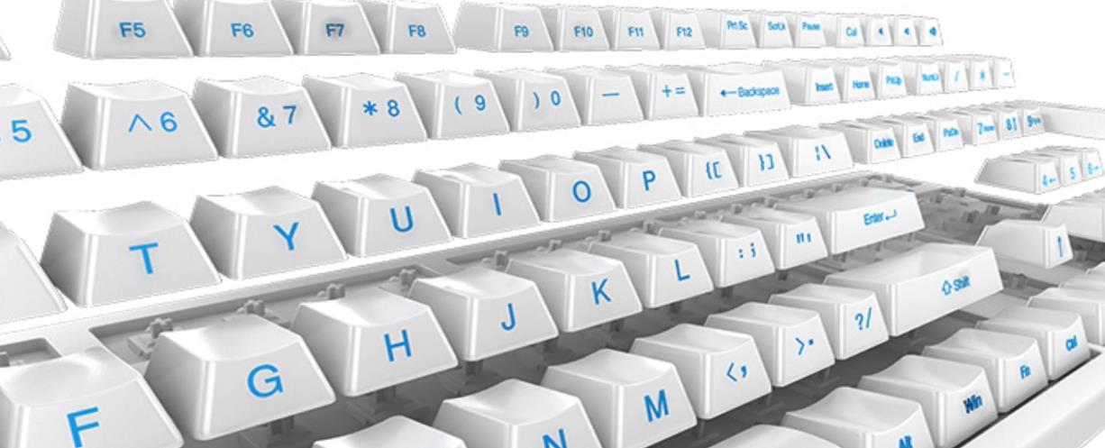 pbt键帽和abs键帽哪个容易打油,你的键盘有多脏