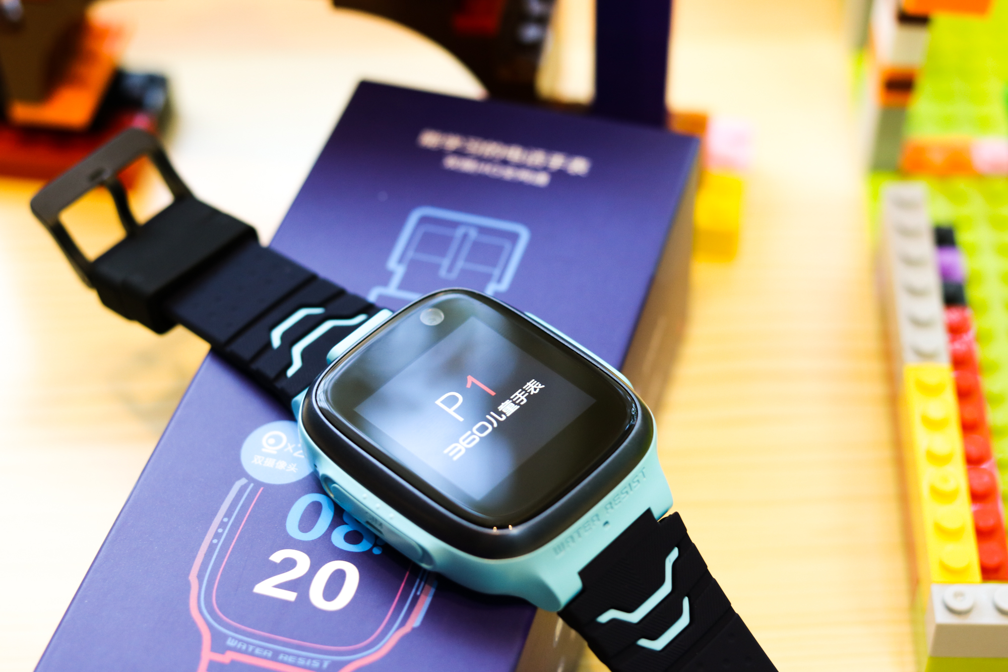 360儿童智能手表p1开箱体验,360儿童手表p1pro测试