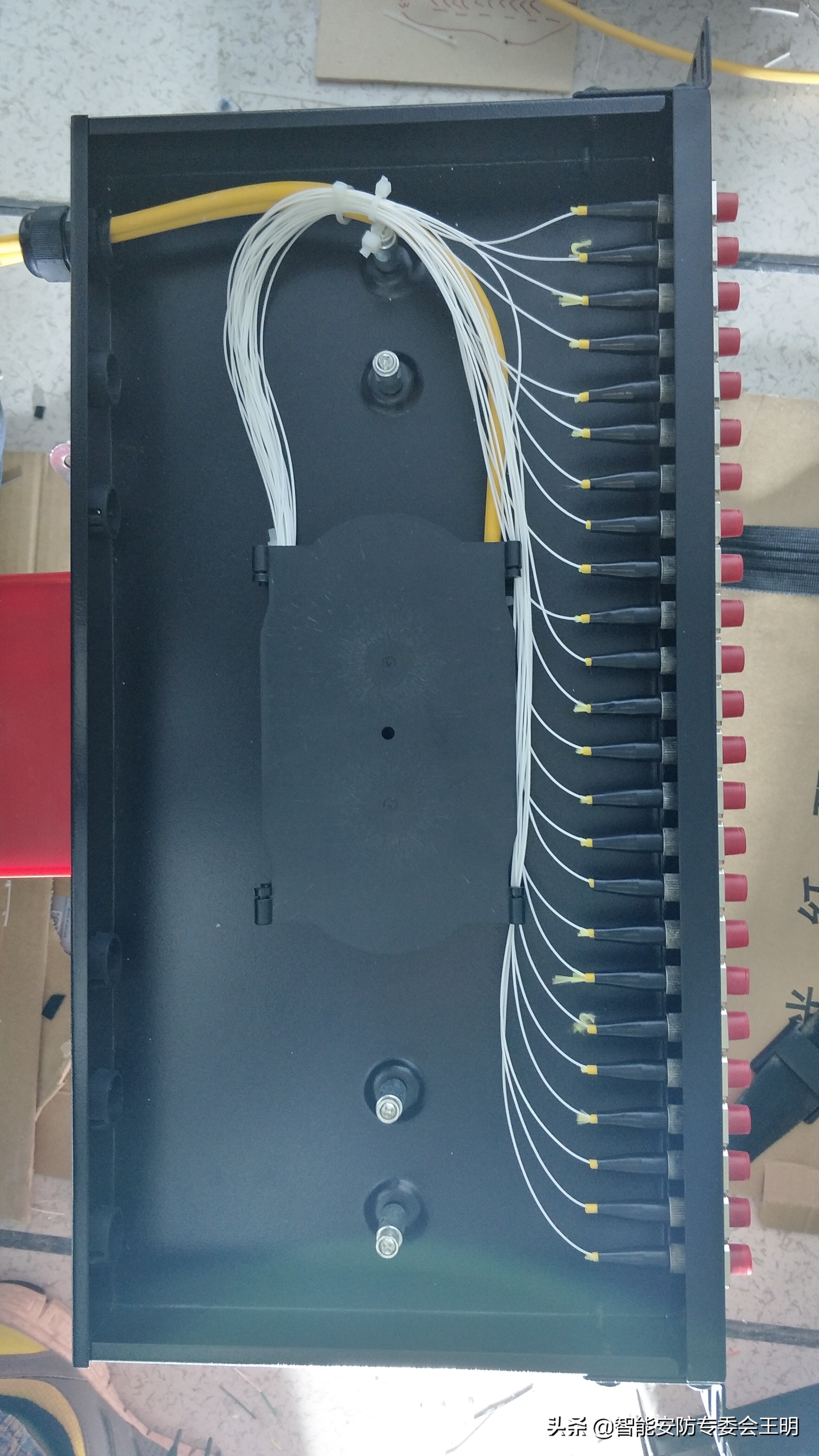 新型光纤熔接施工案例,风电场光纤熔接图纸