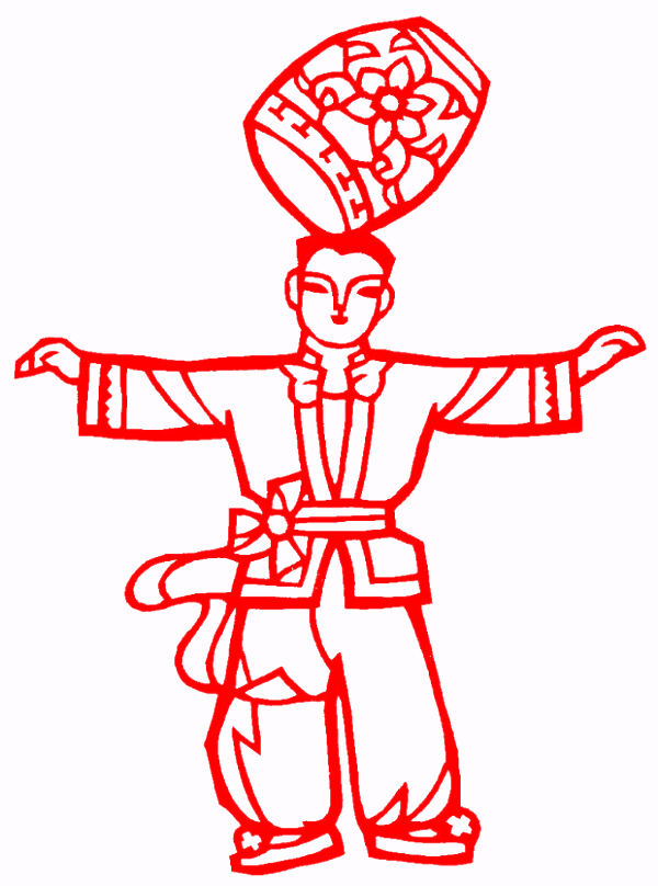 剪纸窗花儿童手工,民俗剪纸图案大全