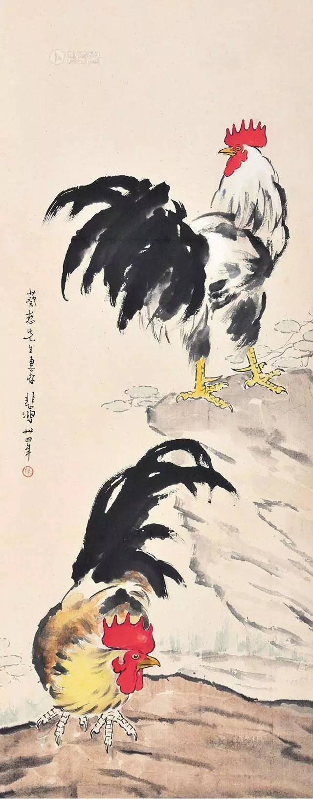 徐悲鸿作品欣赏大全,徐悲鸿的作品阅读题