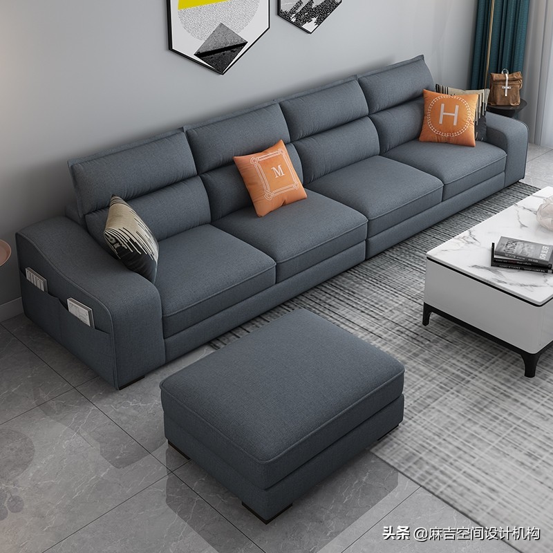 客厅布艺沙发选什么颜色好看,2022最火客厅布艺沙发