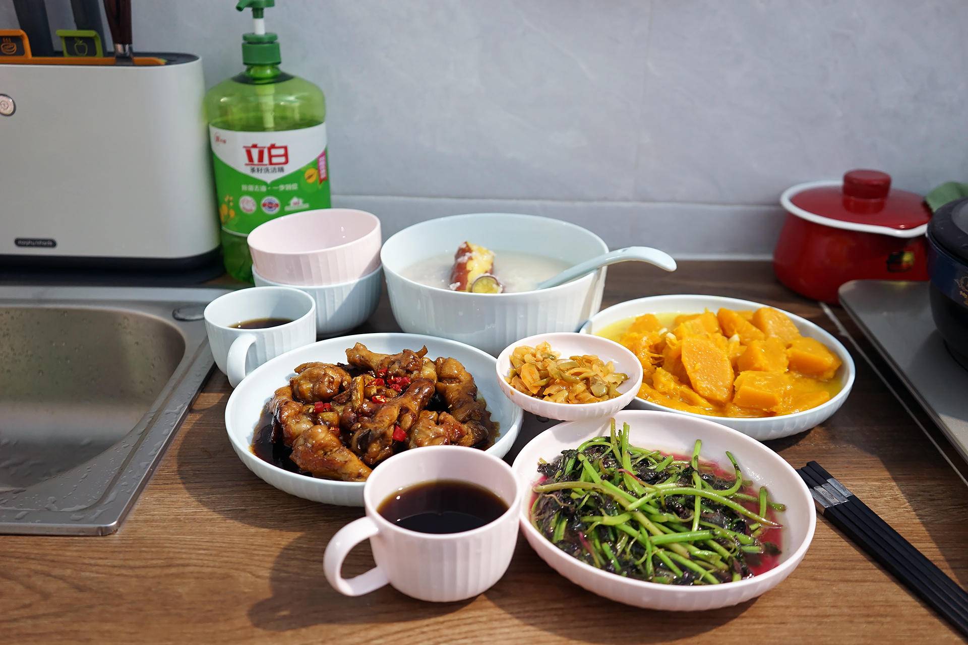 彩泥陶瓷餐具,北欧风格彩釉餐具