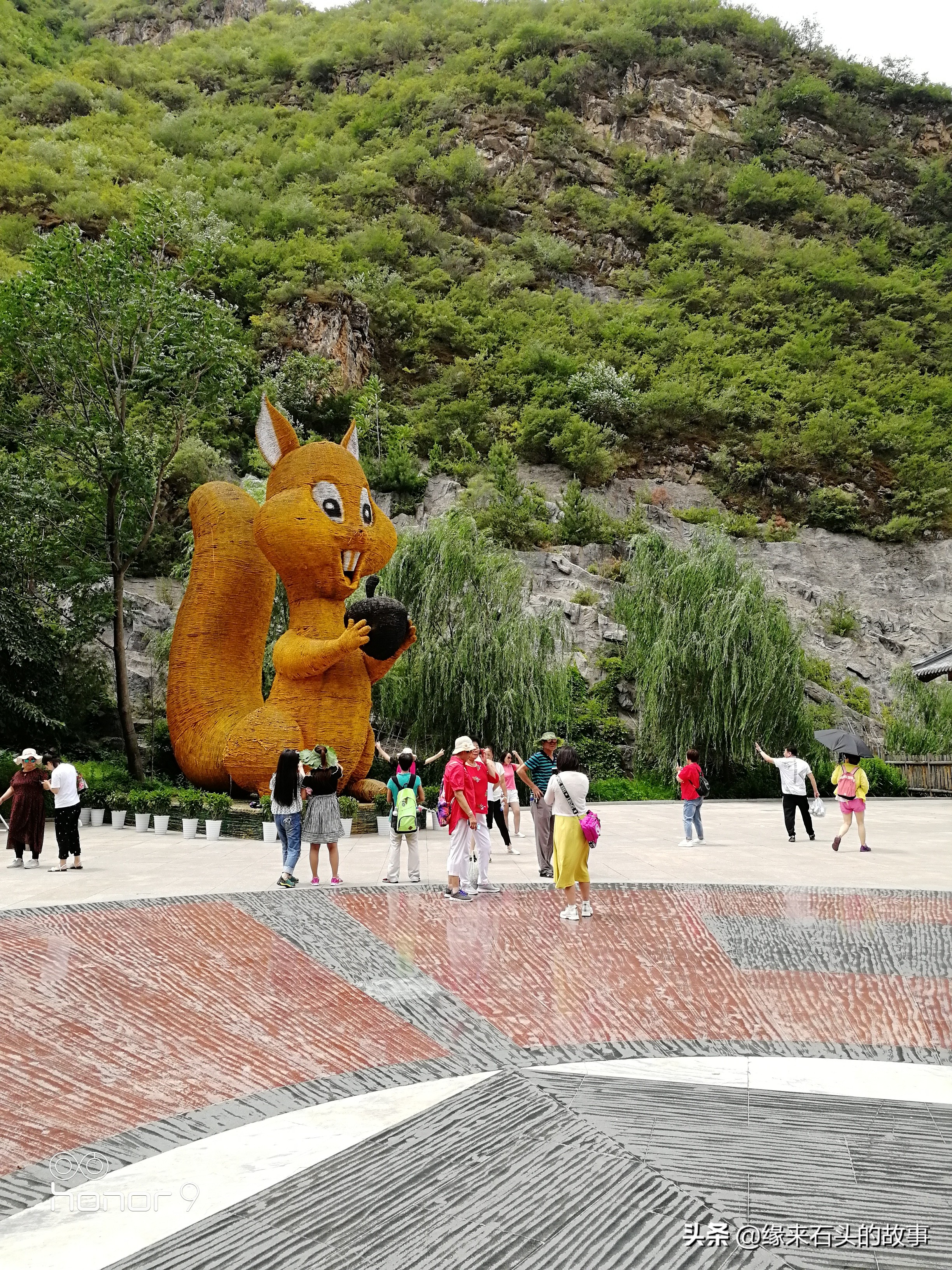 百里峡夏天风景,百里峡野外住宿