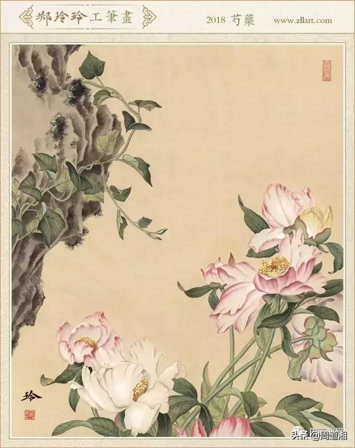 宋人工笔花鸟临摹步骤,工笔花鸟玉兰的画法