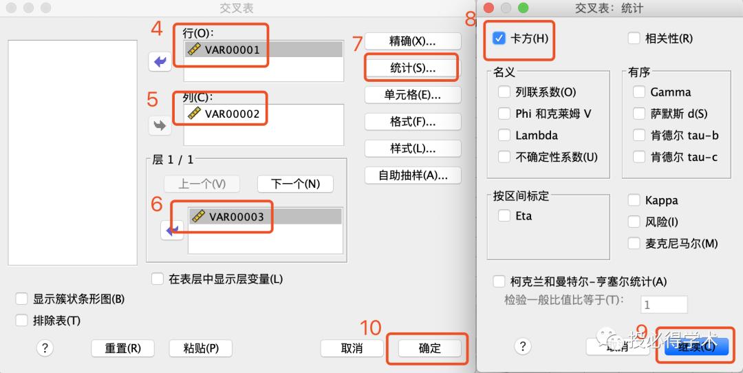 SPSS系列：手把手教你做卡方检验