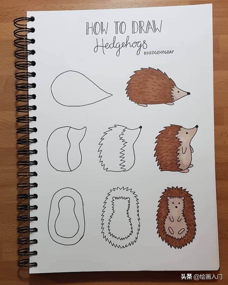 小猪佩奇和小猪乔治的卡通简笔画,绘画一年级简单又漂亮简笔画