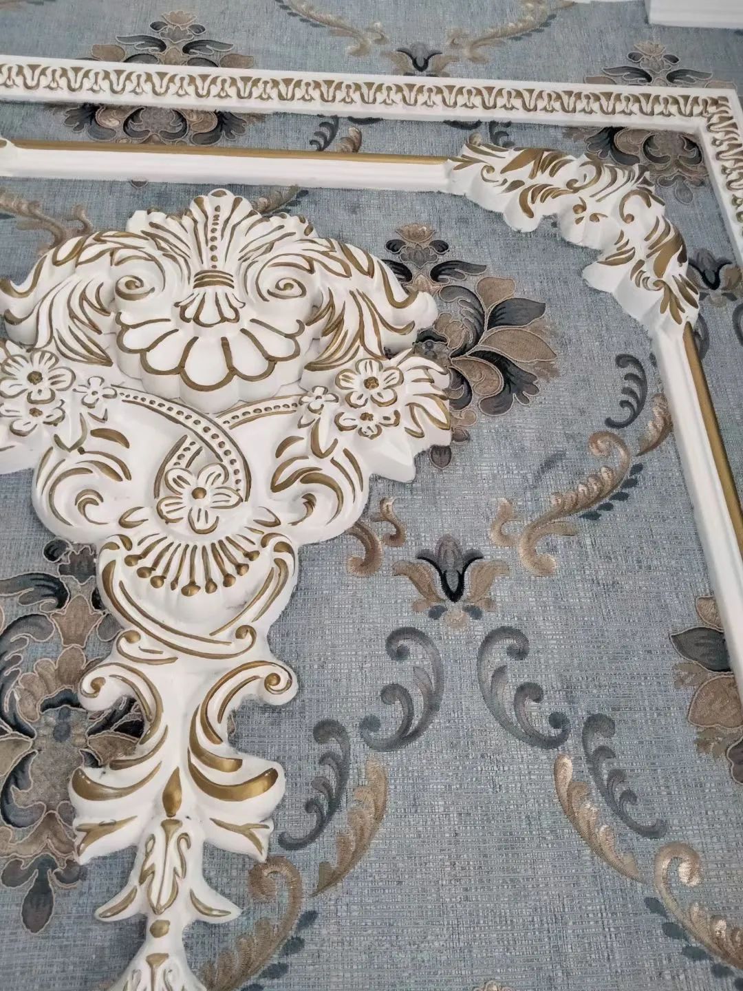 刺绣墙布独绣,中式刺绣墙布效果图