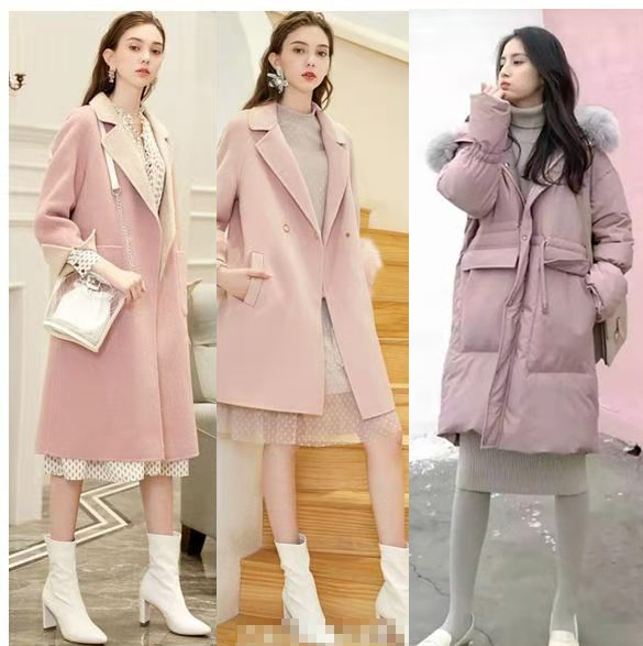 轻盈浪漫,裸粉色法式