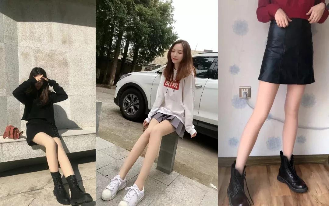 降温了！日本女星穿上了“光腿神器”，加绒保暖还时尚