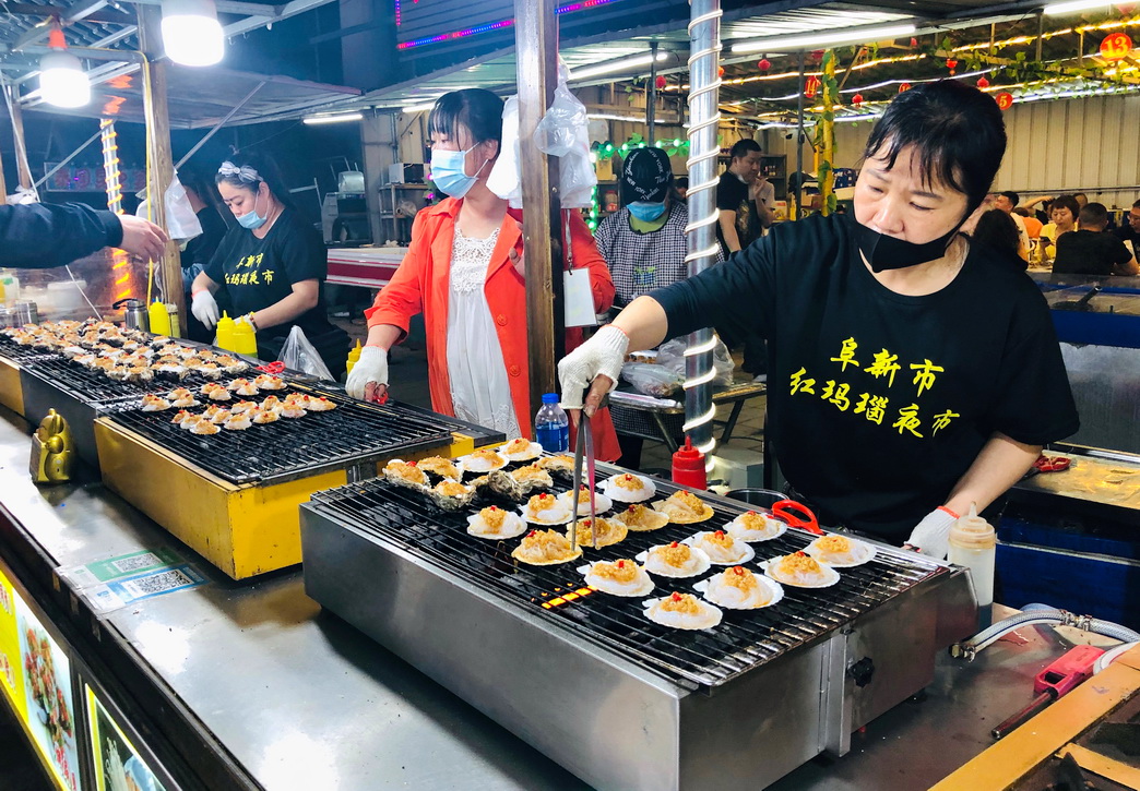 阜新夜市鱿鱼,阜新锅包肉夜市