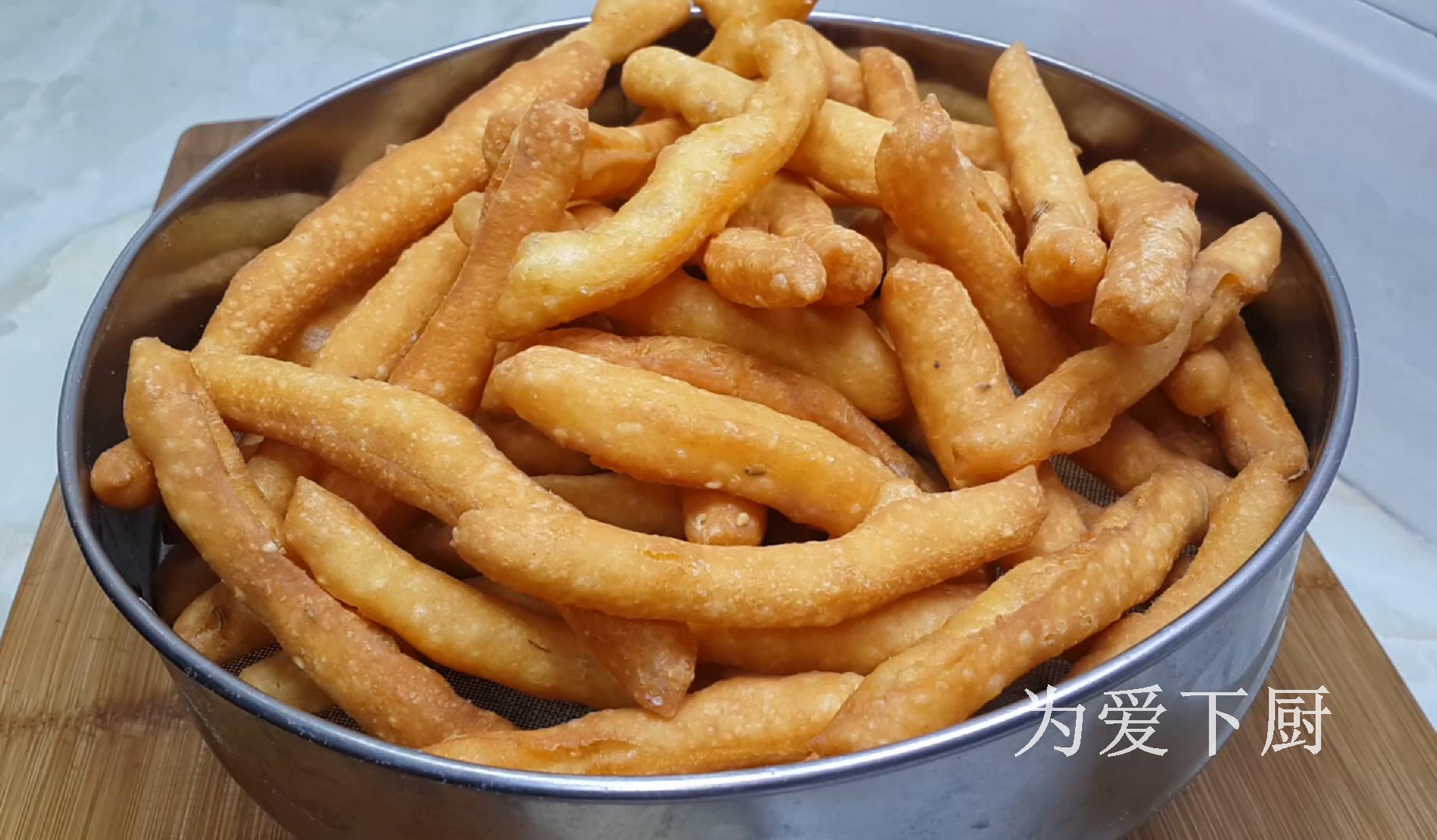 自制小油条家常做法和配方大全,筷子搅搅就能做的空心小油条
