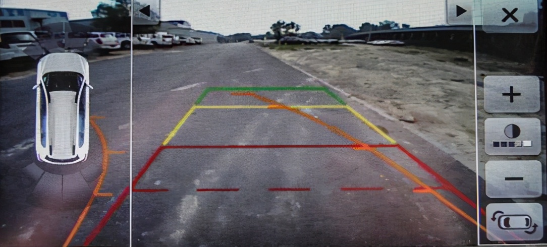 倒车影像辅助线偏差怎么校正图解,倒车影像辅助线怎么调整才准确