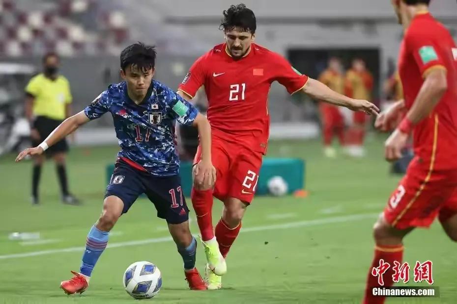 李铁带队国足0-1日本,中国vs日本队李铁