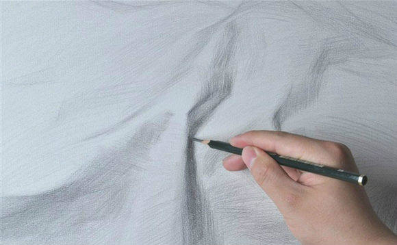 衬布的素描画法,衬布素描画法校考