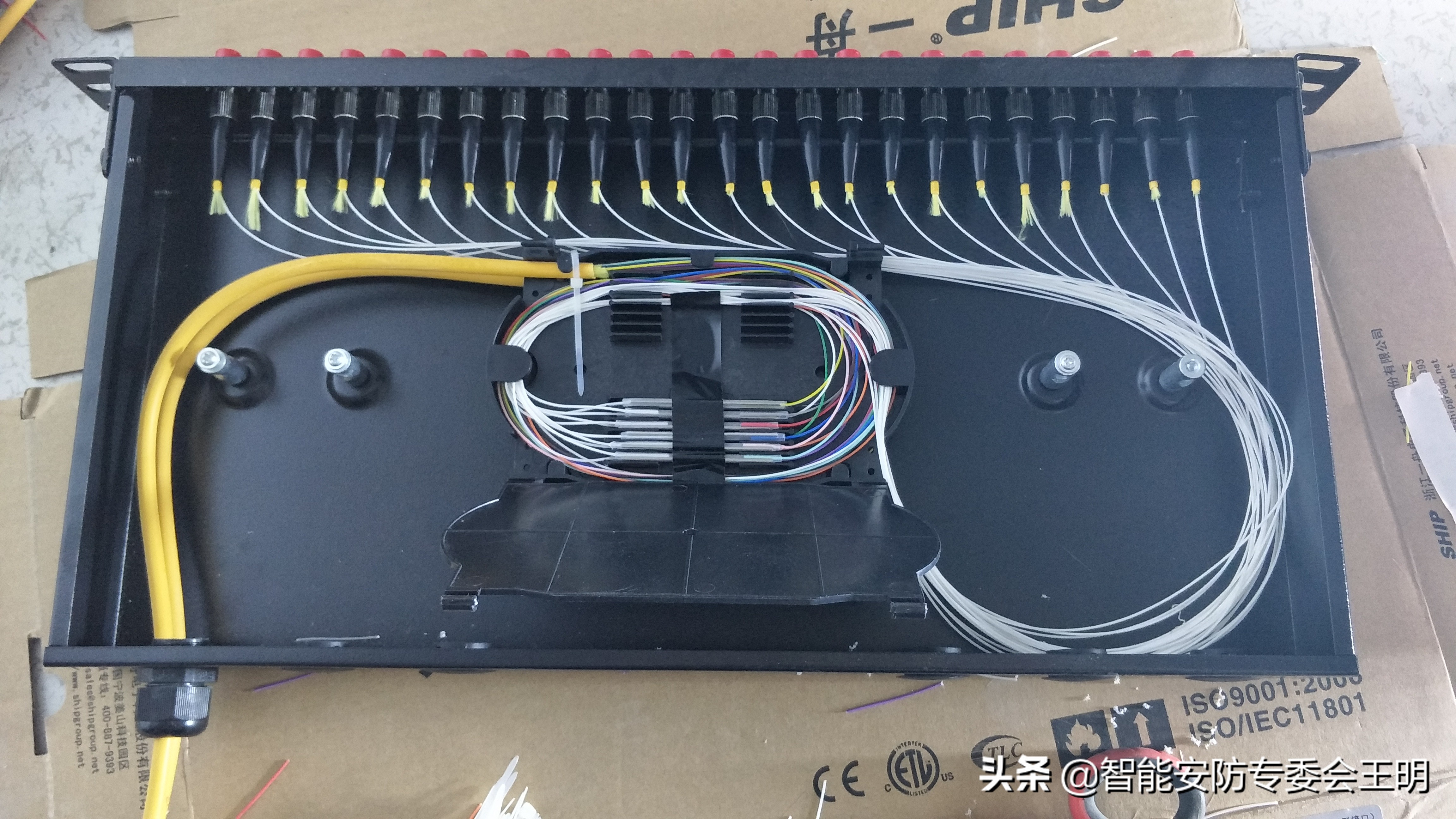 新型光纤熔接施工案例,风电场光纤熔接图纸