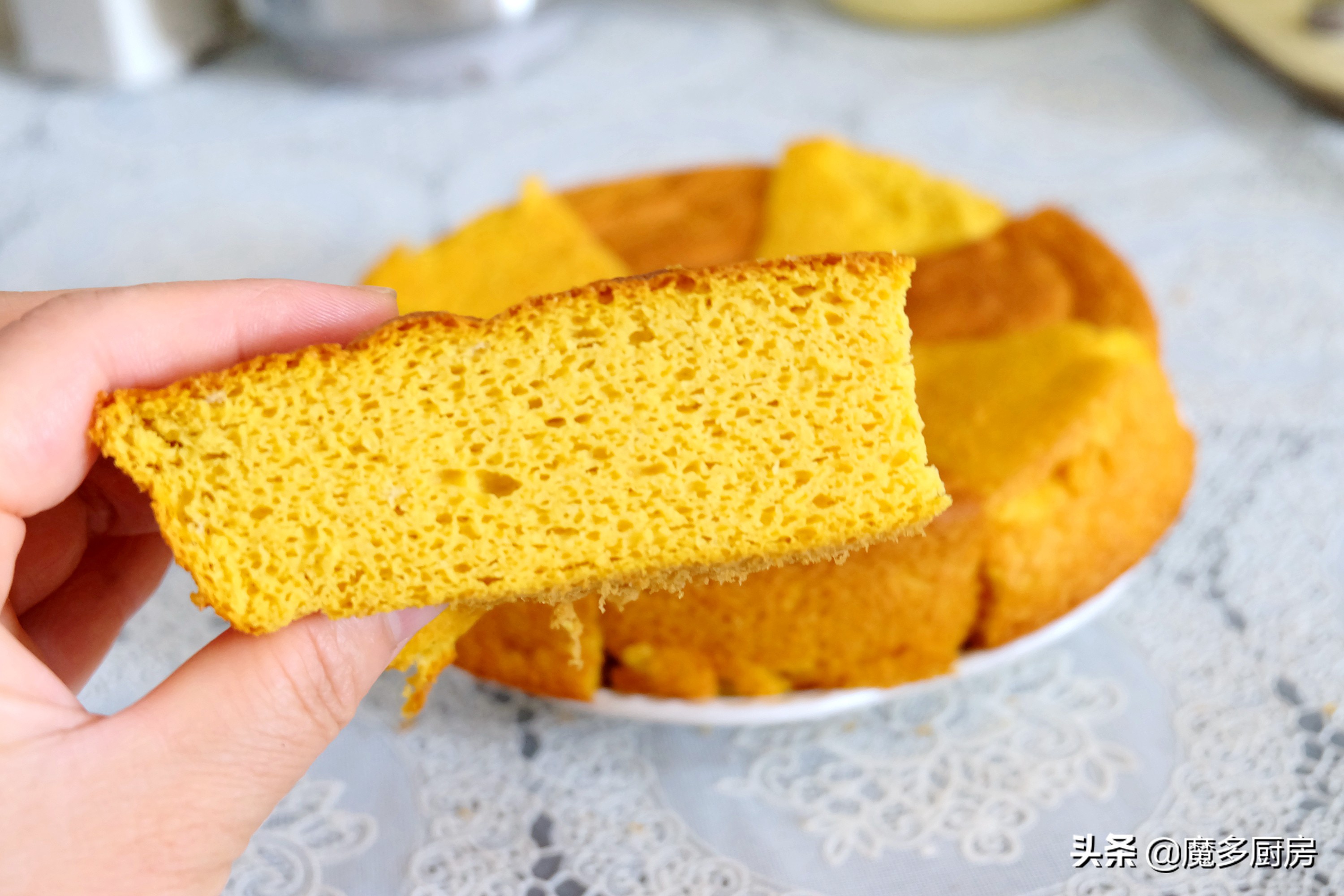 无糖粗粮蛋糕,无糖杂粮蛋糕的做法烤箱家庭版