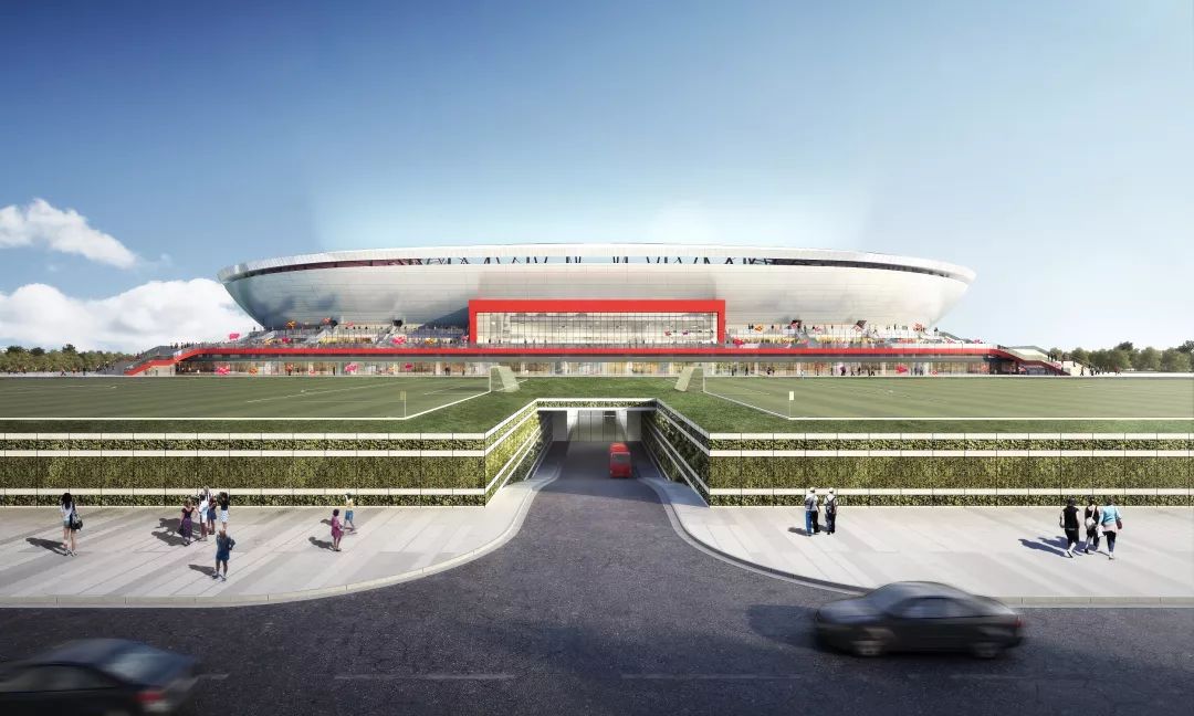 中国青岛在建的亚洲杯足球场,浦东2019足球场
