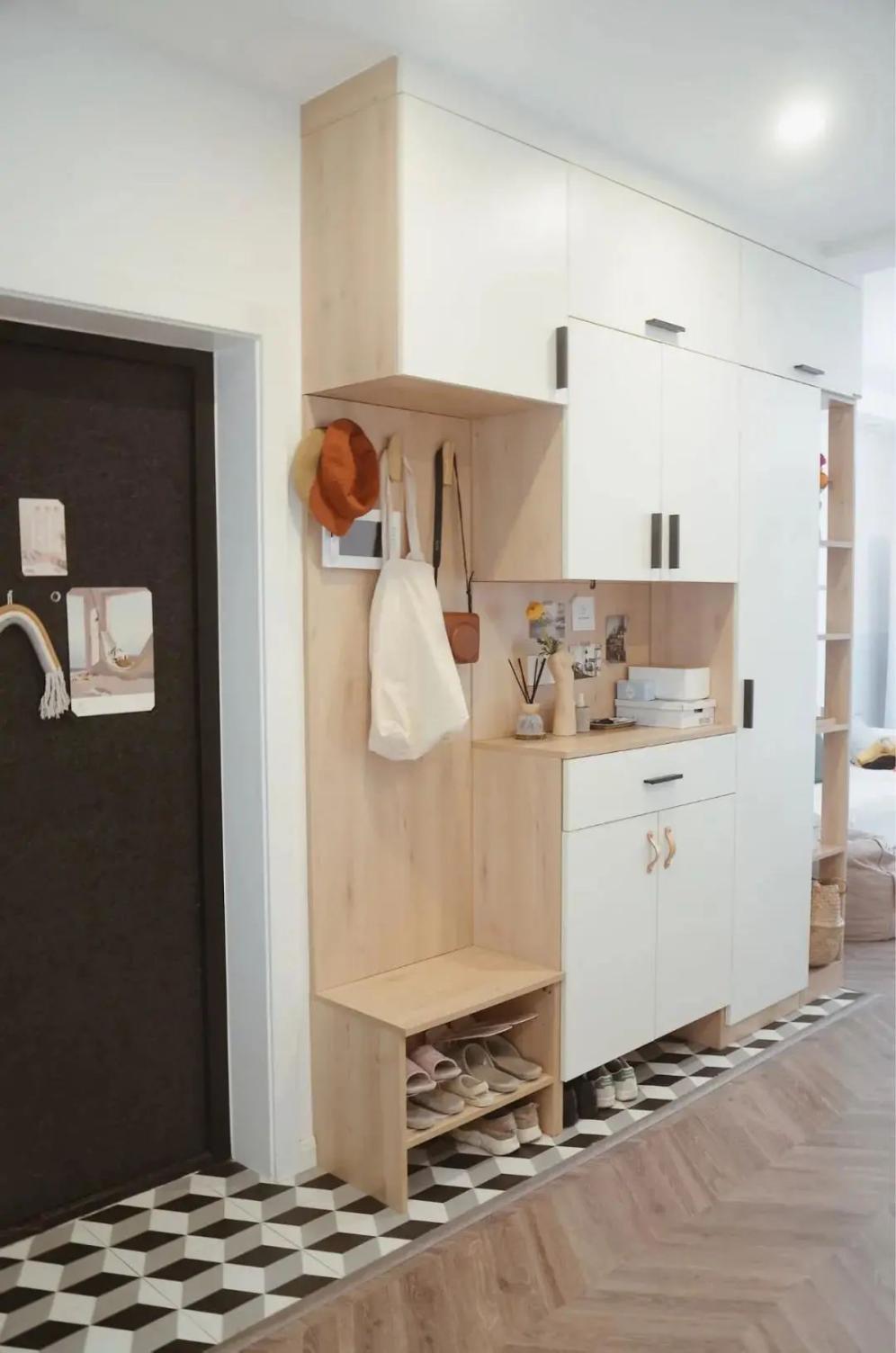 玄关鞋柜要怎么设计,玄关鞋柜怎么设计合理