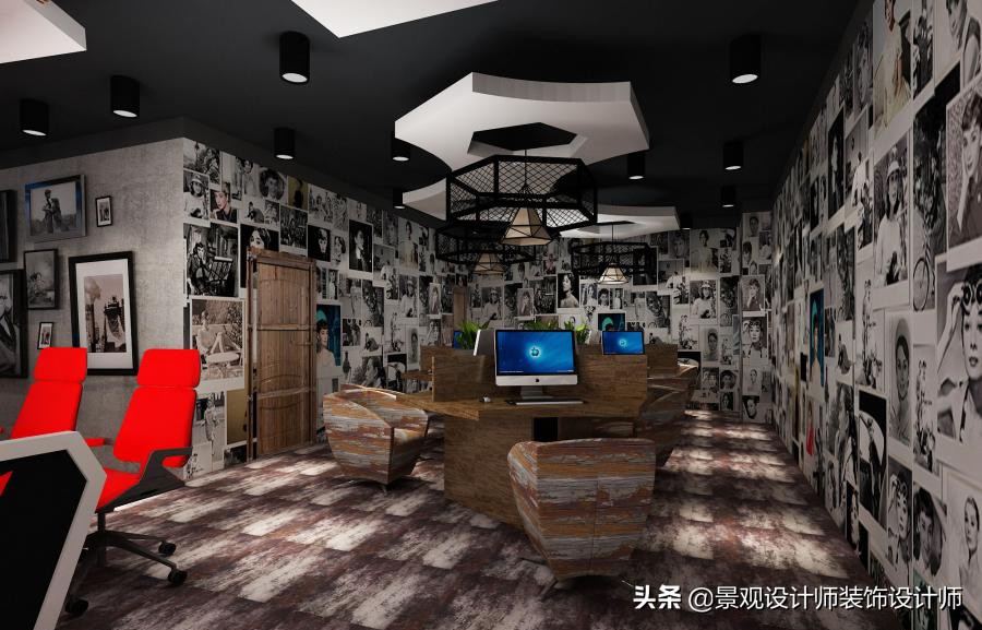 网咖设计效果图,网咖设计图哪找