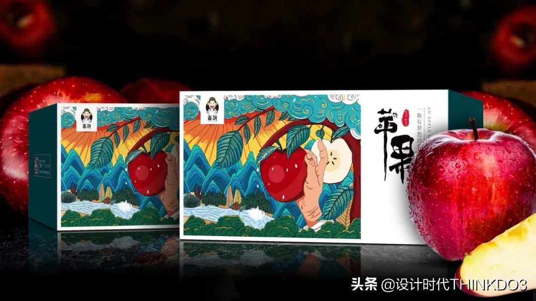水果高端礼盒包装设计,高端水果礼盒包装设计