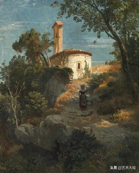 芬兰大师古典风景油画作品欣赏,顶级的欧洲午后阳光风景油画
