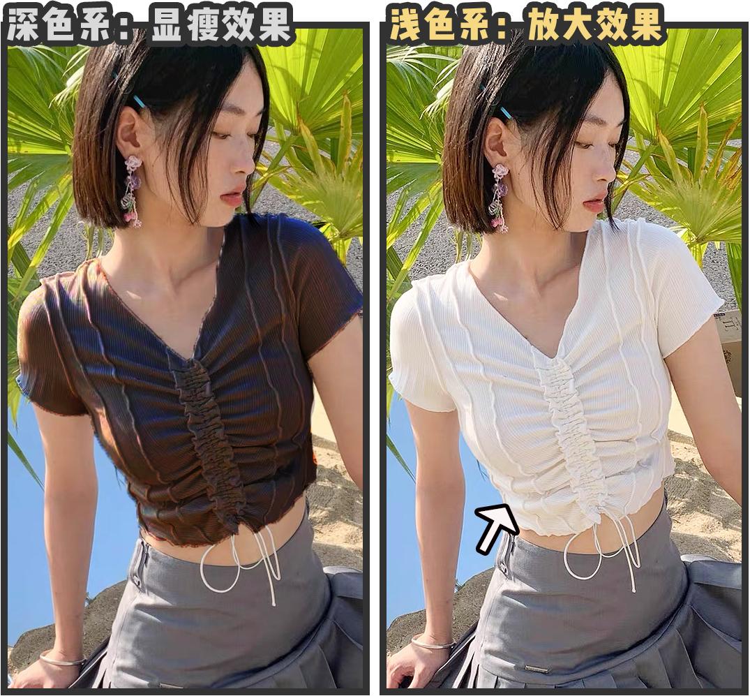 胸大手臂粗怎么穿搭衣服显瘦,肚子大手臂粗怎么穿搭