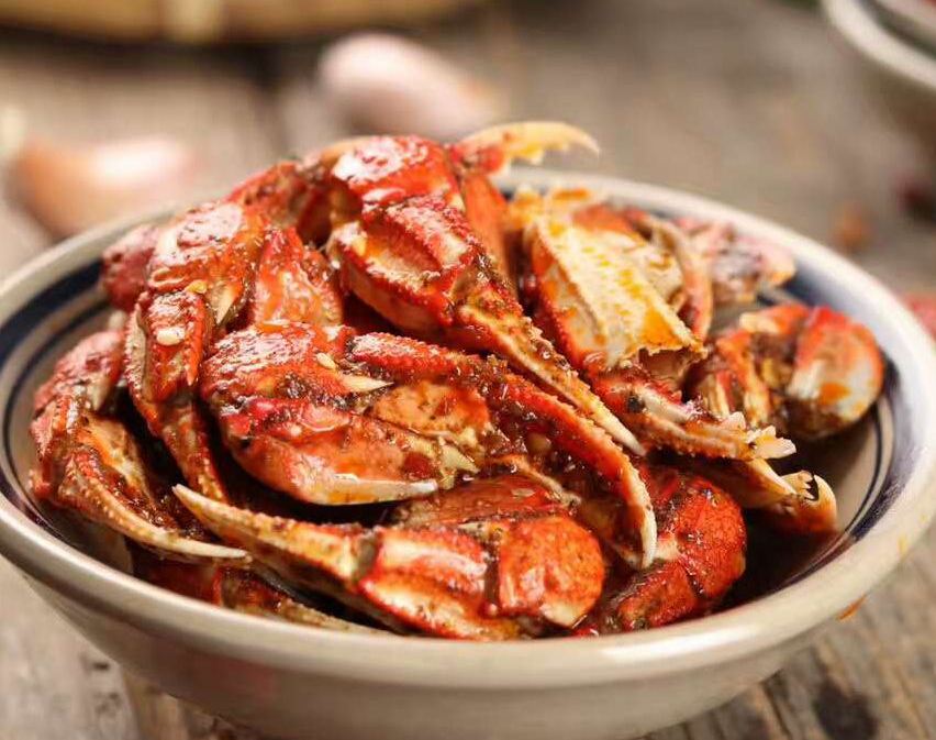 红油麻辣蟹,最辣的麻辣卤蟹
