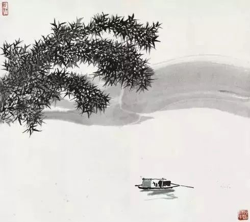 吴冠中竹子图,吴冠中画的竹子