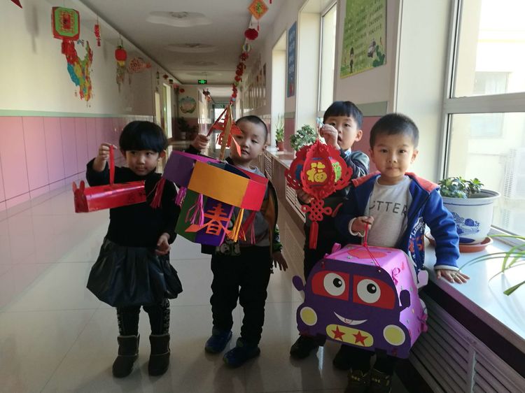幼儿园元宵佳节灯展,朔州市平鲁区紫晨广场花灯